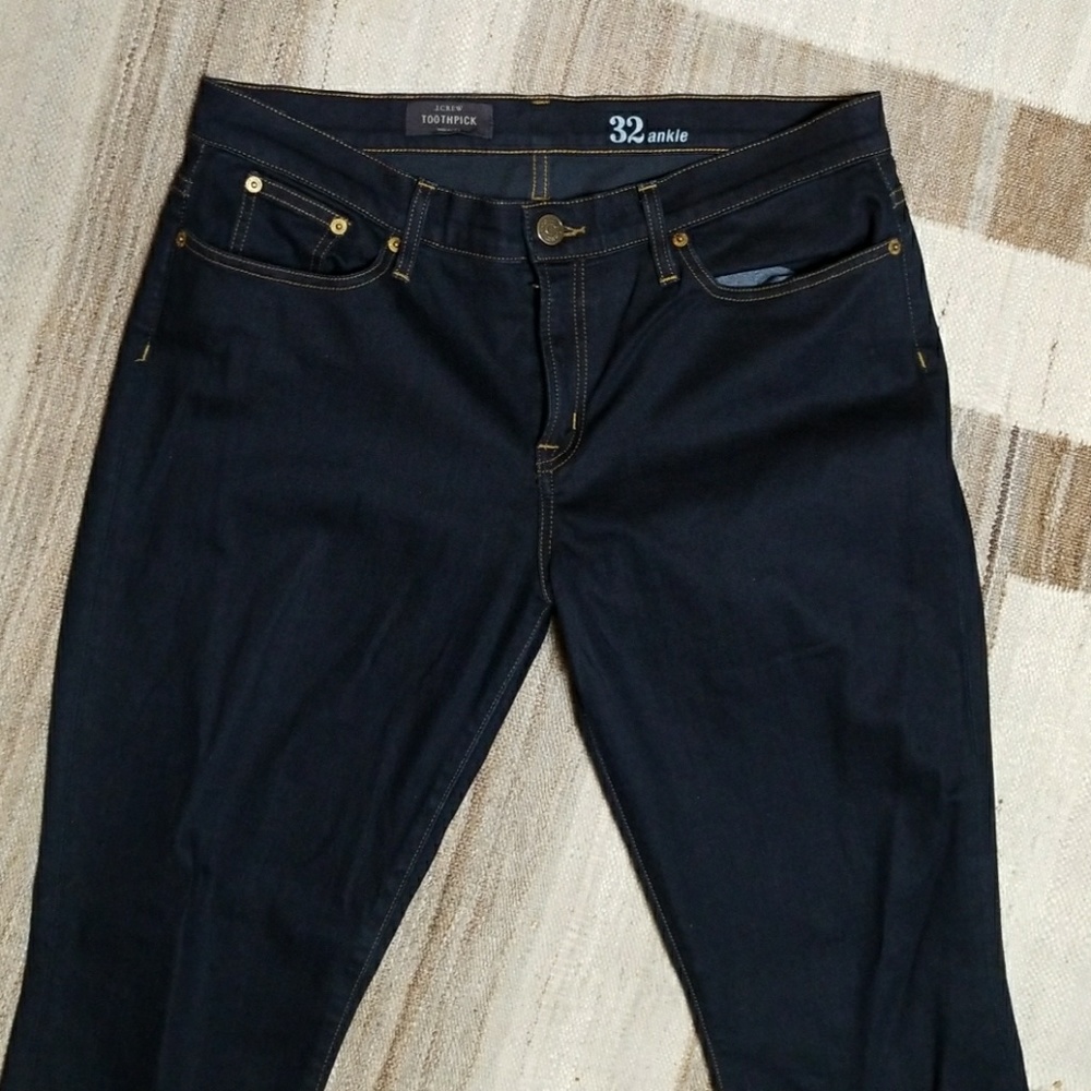 Toothpick Indigo Jeans, size 32 ankle,  like new
